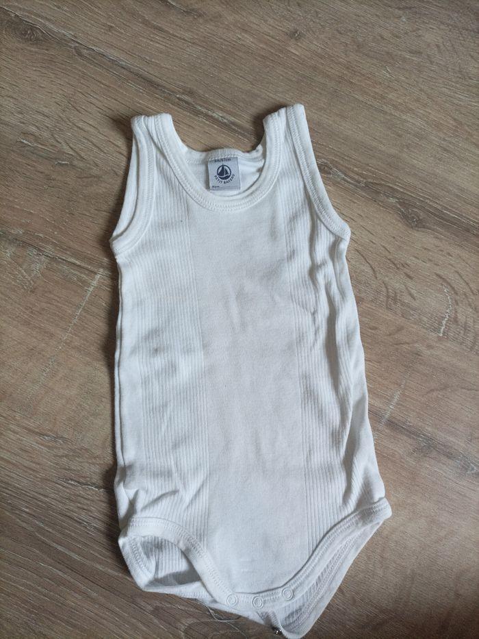 3 body sans manches petit bateau 6 mois - photo numéro 3