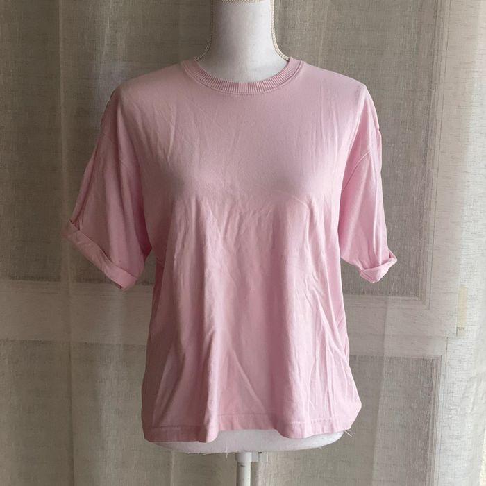 T-shirt oversize rose - photo numéro 1