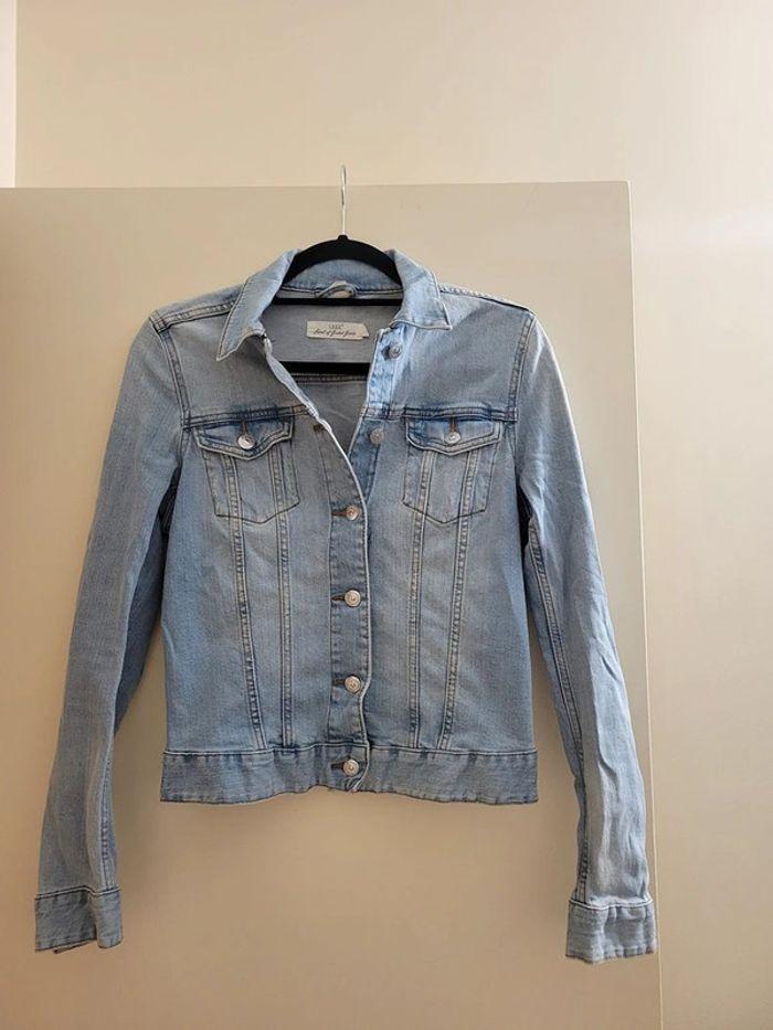 Veste en jean H&M bleu clair taille 38 - photo numéro 1