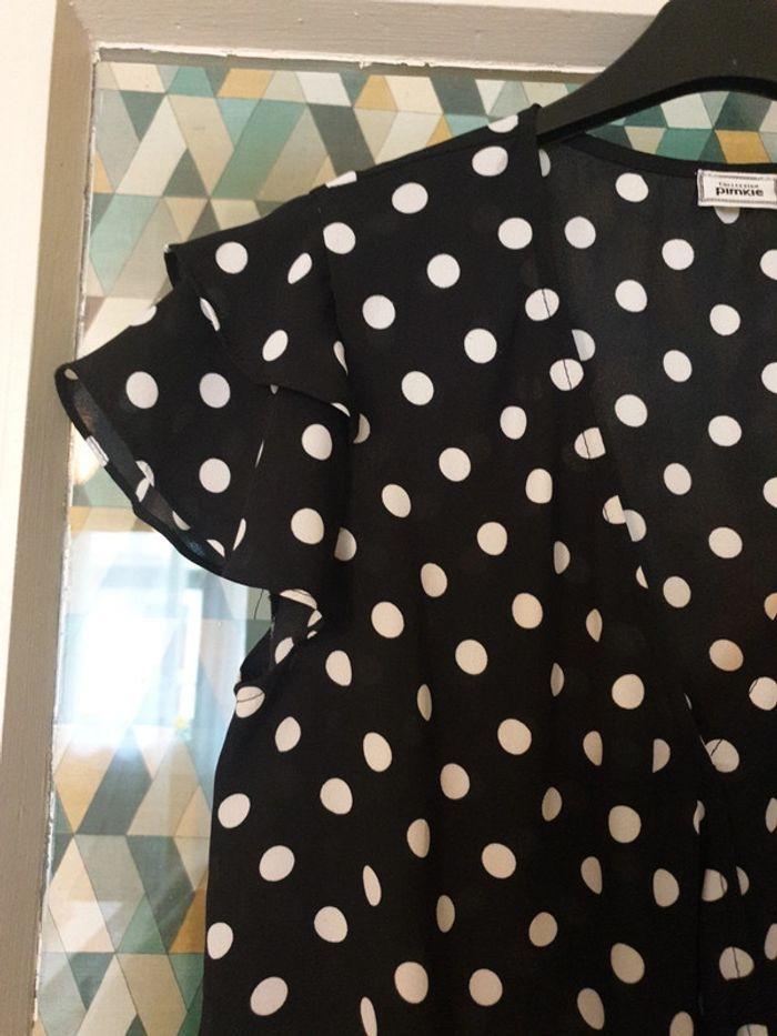 Blouse a pois fluide - photo numéro 5