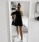 Robe noire Pull&bear