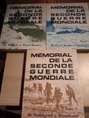 Lot de 3 tomes mémorial de la seconde guerre mondiale