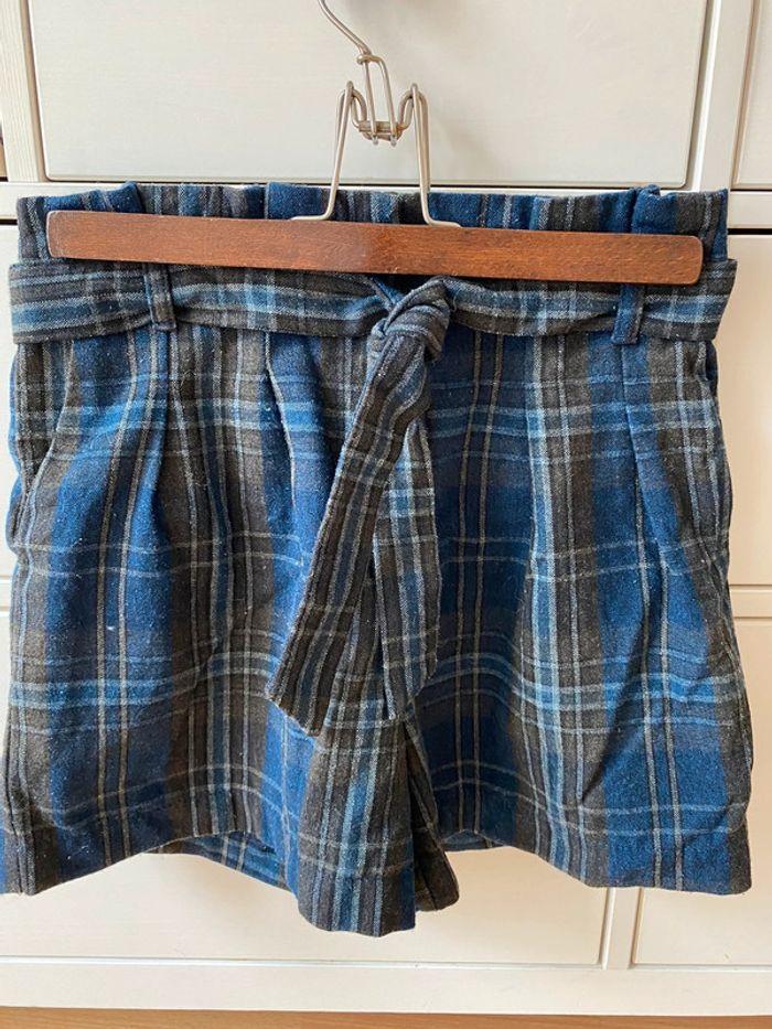 Short tartan bleu - photo numéro 1