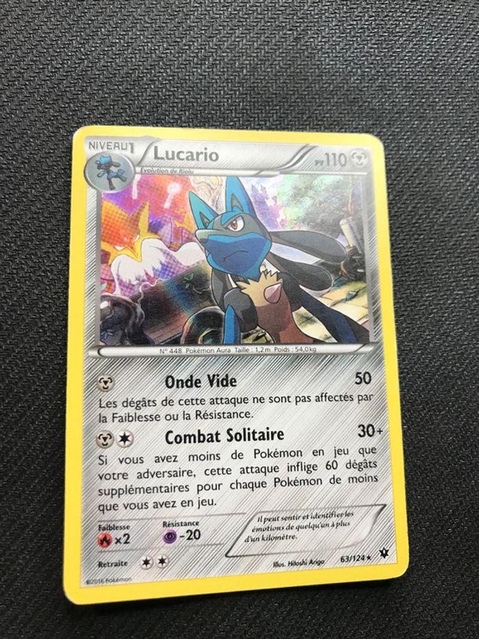 Lucario Holo - XY Impact des Destins - photo numéro 1