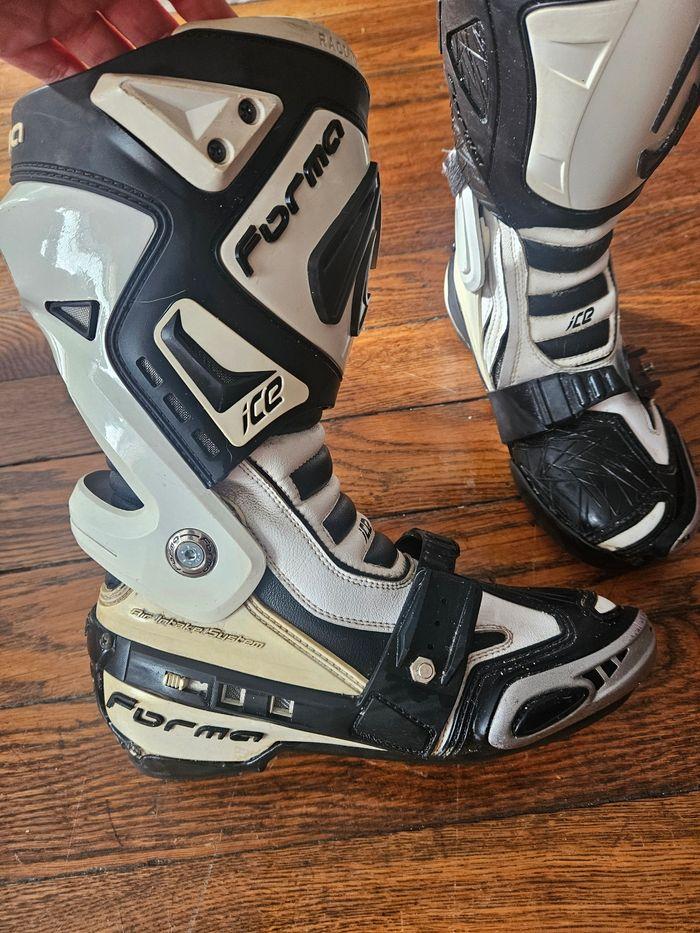 Bottes de moto racing  icepro - photo numéro 1