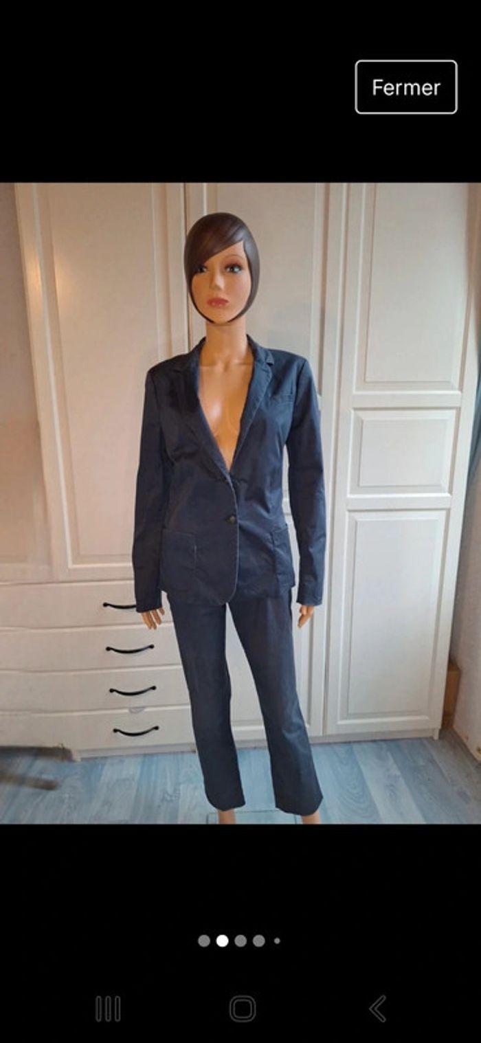 Ensemble tailleur femme bleu marine Tommy Hilfiger - photo numéro 3