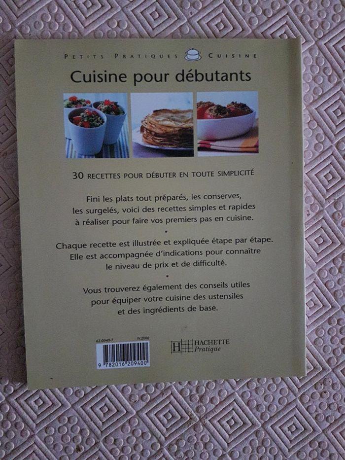 Cuisine pour débutant livre de recette petit format - photo numéro 2