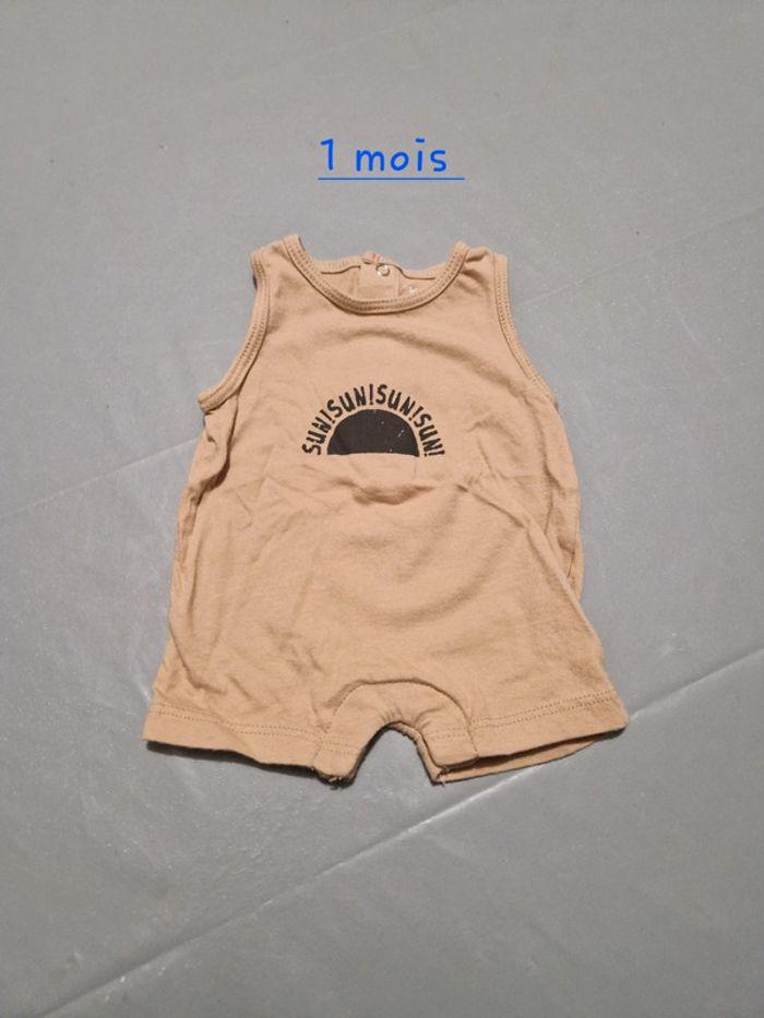 Lot de 4 combi short 1 mois - photo numéro 4