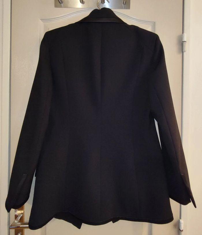 Blazer Karl Lagerfeld noir satin t.40, neuve - photo numéro 5