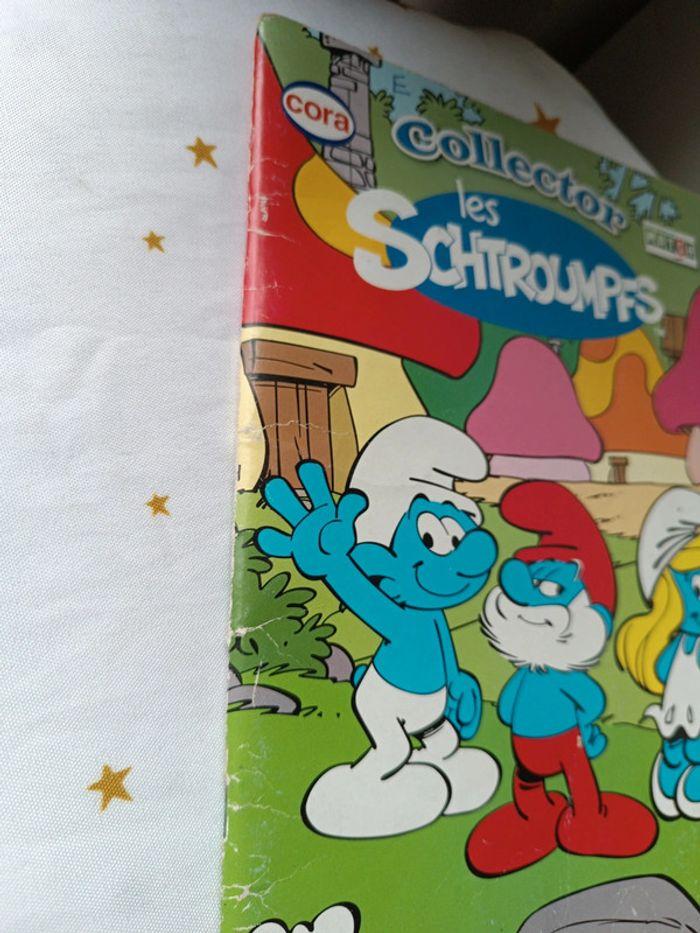 Album smurf Schtroumpfs jeux magazine autocollant sticker collector Peyo - photo numéro 3