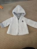 Manteau fourrure terres de marins 6 mois