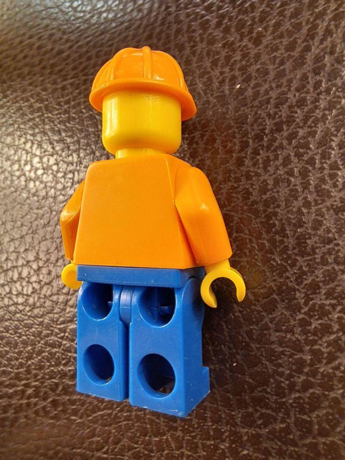 Figurine Lego compatible Ouvrier - photo numéro 6