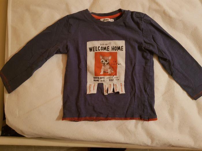 T shirt gemo 3 ans  garçon welcome home - photo numéro 1