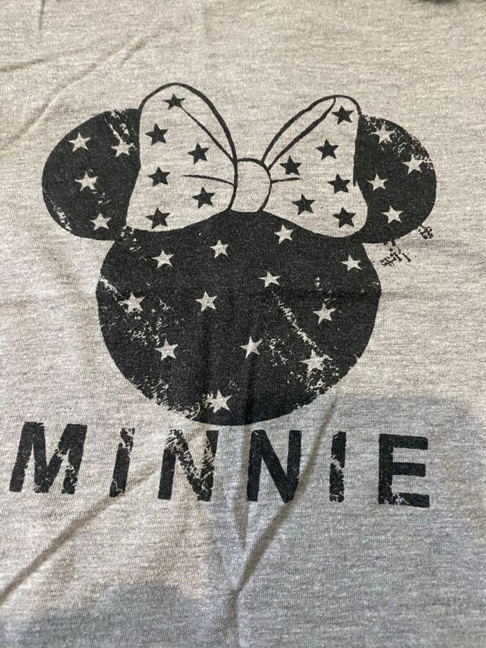 Tee-shirts minnie Disney gris 5 ans - photo numéro 4