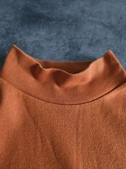 Pull à col roulé en coton unisexe - orange - 13 ans - Idexe - photo numéro 6