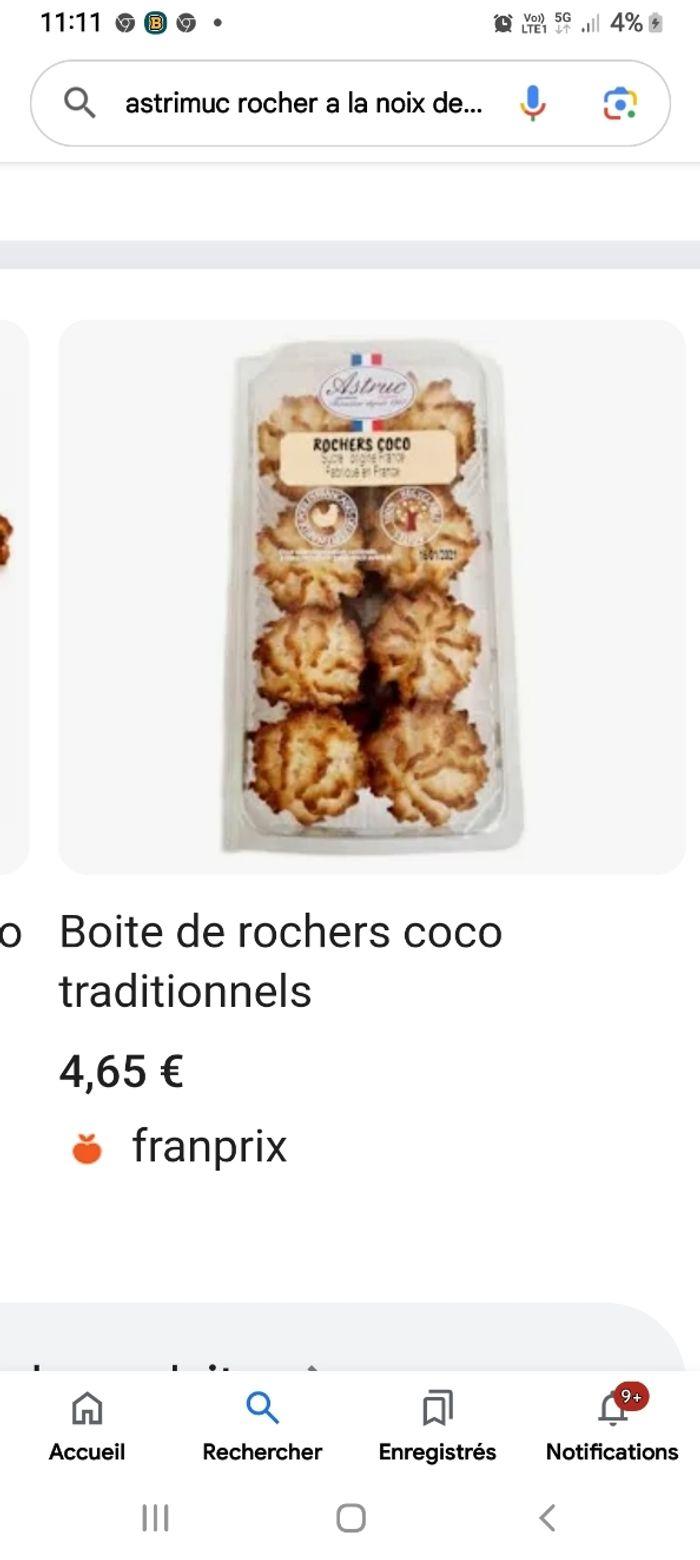 Rochers coco 400 grammes  Astruc - photo numéro 2