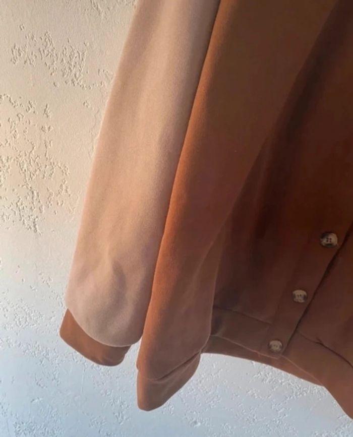 Veste style Bombers fille Shein XS marron/beige - photo numéro 2