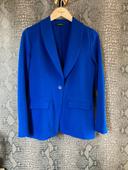 Blazer court bleu roi Trendyol 38