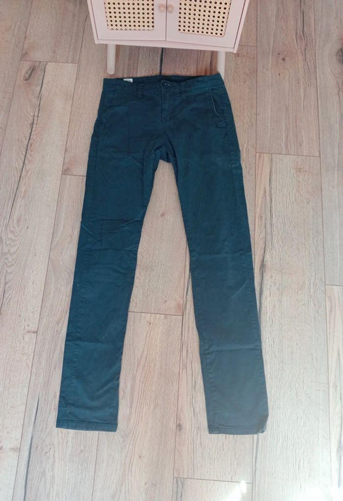 Pantalon chino bleu marine - photo numéro 2