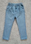 Jean bleu clair Taille haute Made in Korea T.38