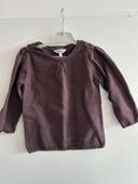 Pull  violet/  marron