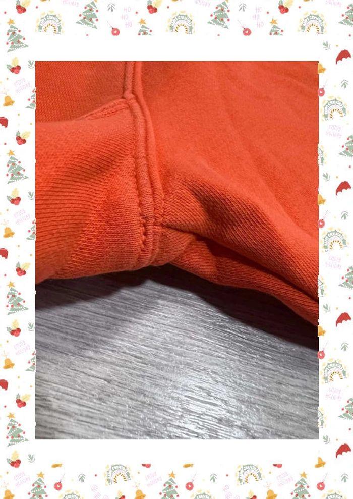 👕 Sweat à capuche Nike logo brodé Orange Taille S 👕 - photo numéro 12