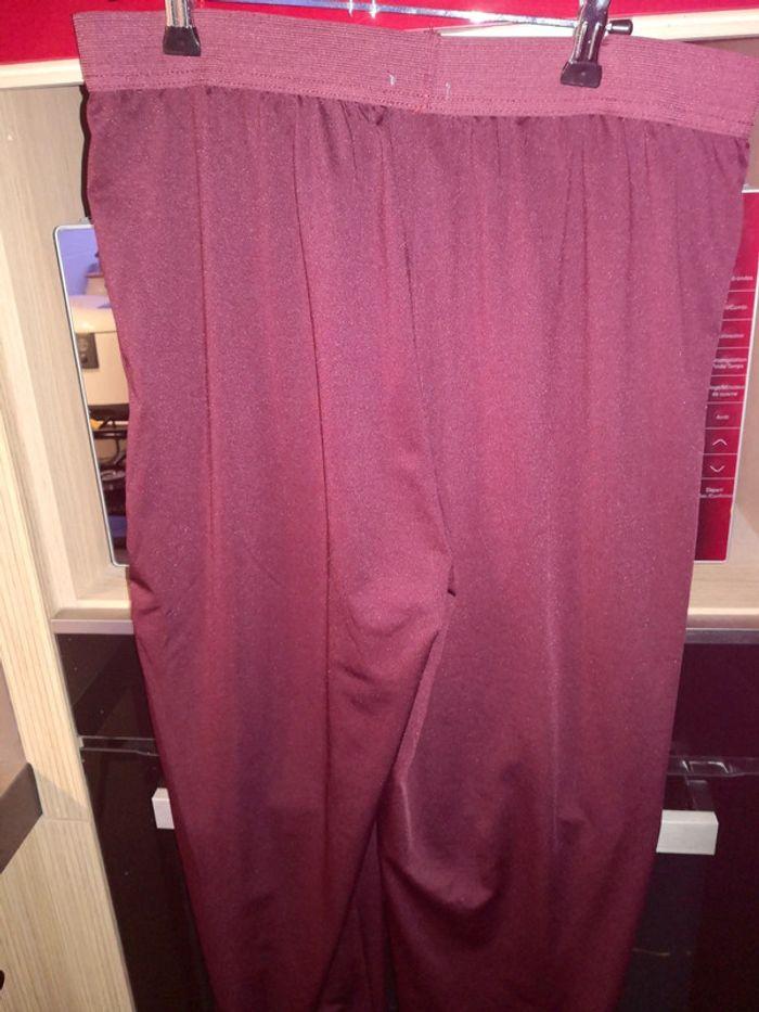 Pantalon Bordeaux fluide taille 42/44 - photo numéro 5