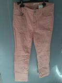 jeans droit camaieu rose taille 42