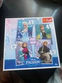 Lot 4 puzzle reine des neiges 4 ans +