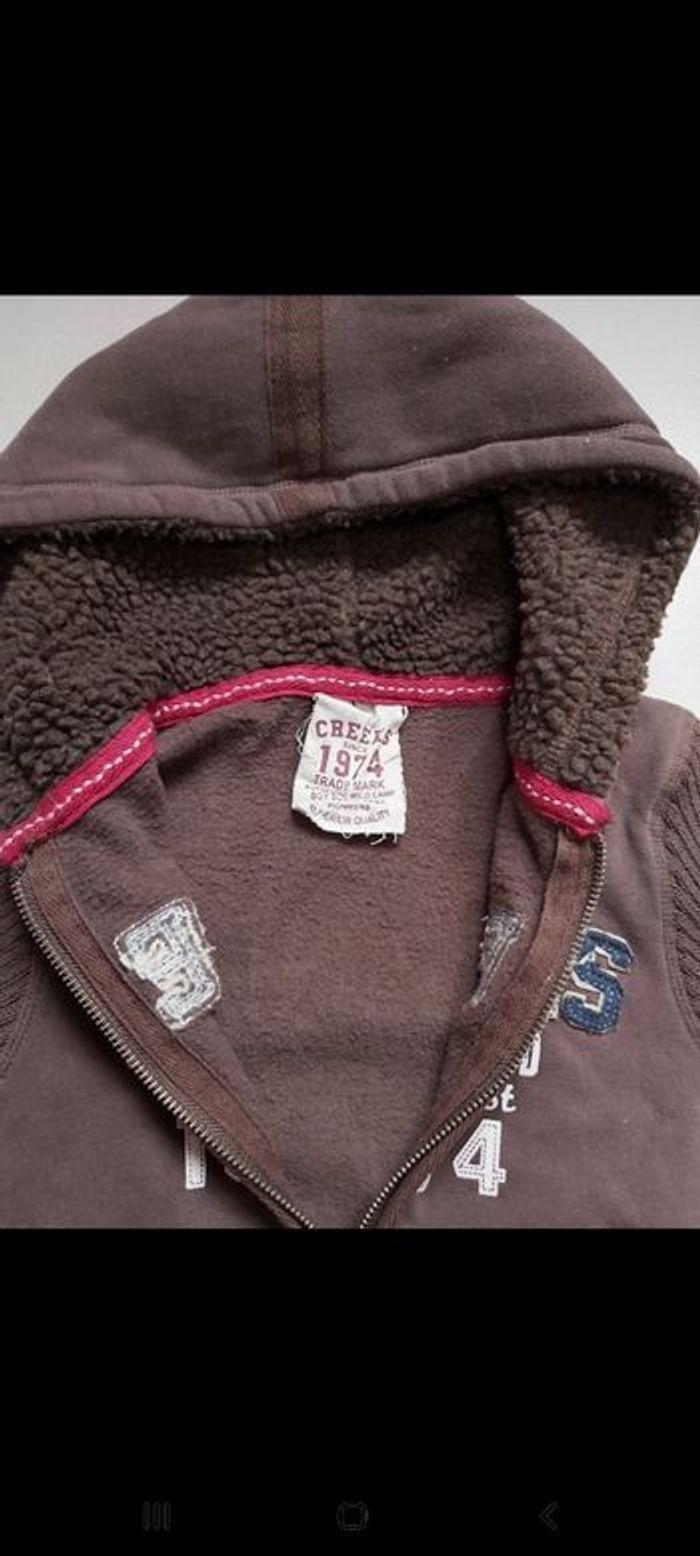 Gilet zippé à capuche 5 ans - photo numéro 3