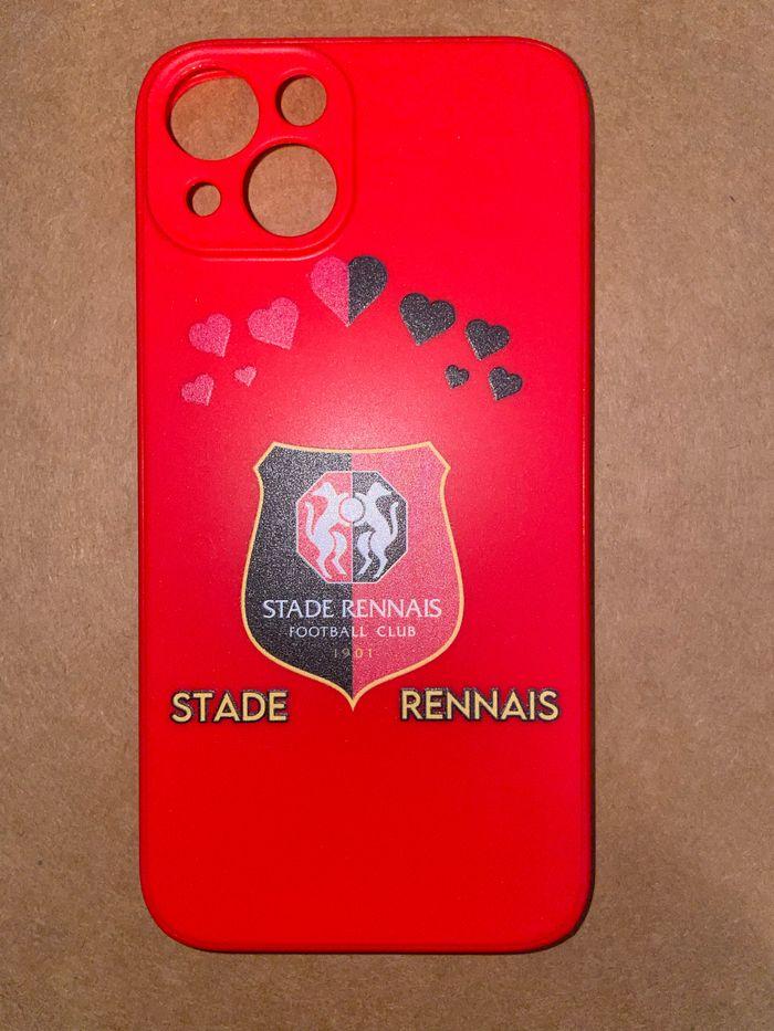 Coque iPhone 13 - Rennes 🔴⚫️- 4 coloris disponible - photo numéro 3