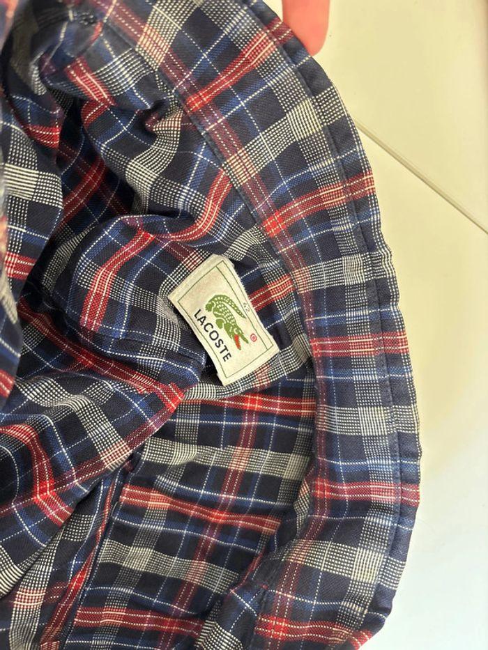 Chemise à carreaux Lacoste 42 - photo numéro 5