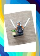 Minifigurine Star Wars : Ahsoka Tano + Bébé Yoda (compatible Lego)