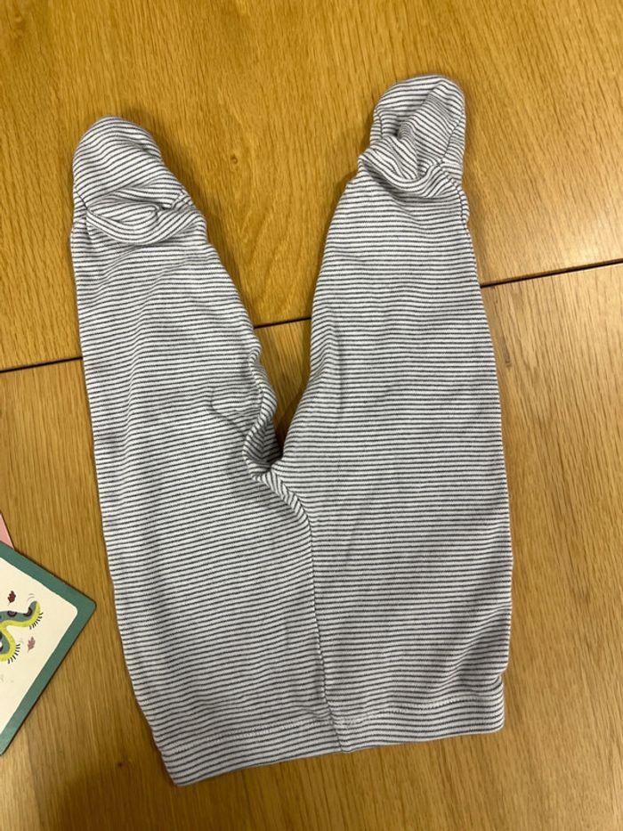 Pantalon de pyjama bec pied à rayure 18 mois j1 - photo numéro 5