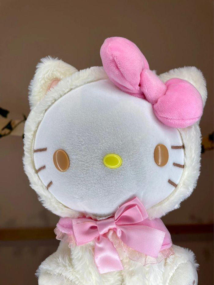 Peluche Hello Kitty déguisement chaton blanc - photo numéro 10