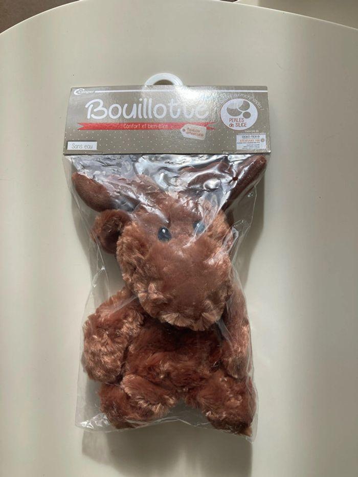 Bouillotte peluche cerf pour enfant et bébé - photo numéro 1