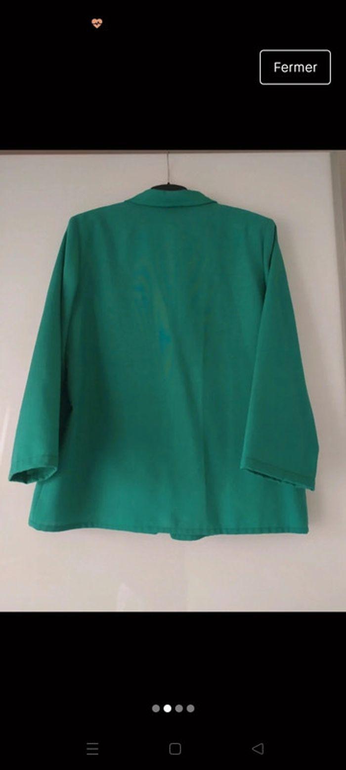 Veste blazer verte légère - photo numéro 2