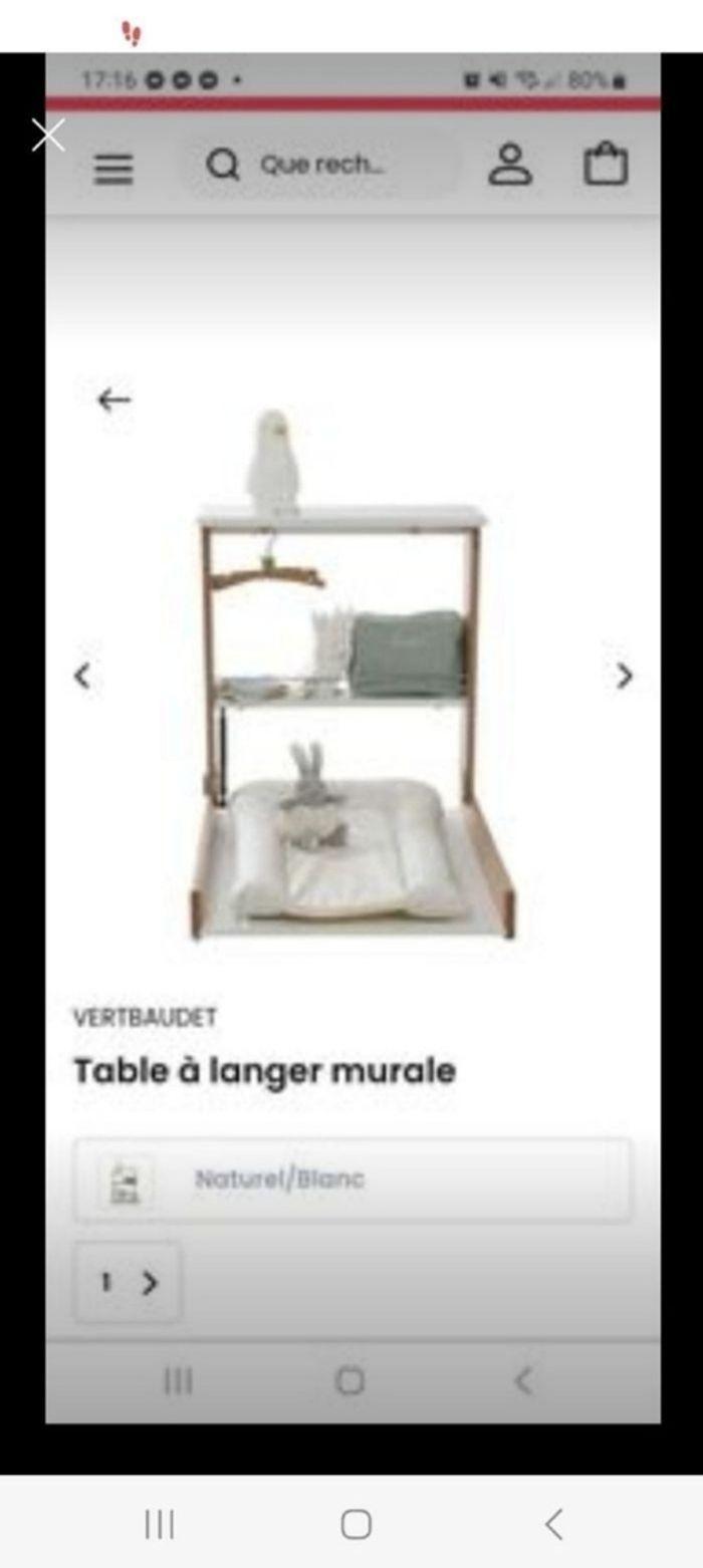 Table à langer  murale 50€ - photo numéro 1