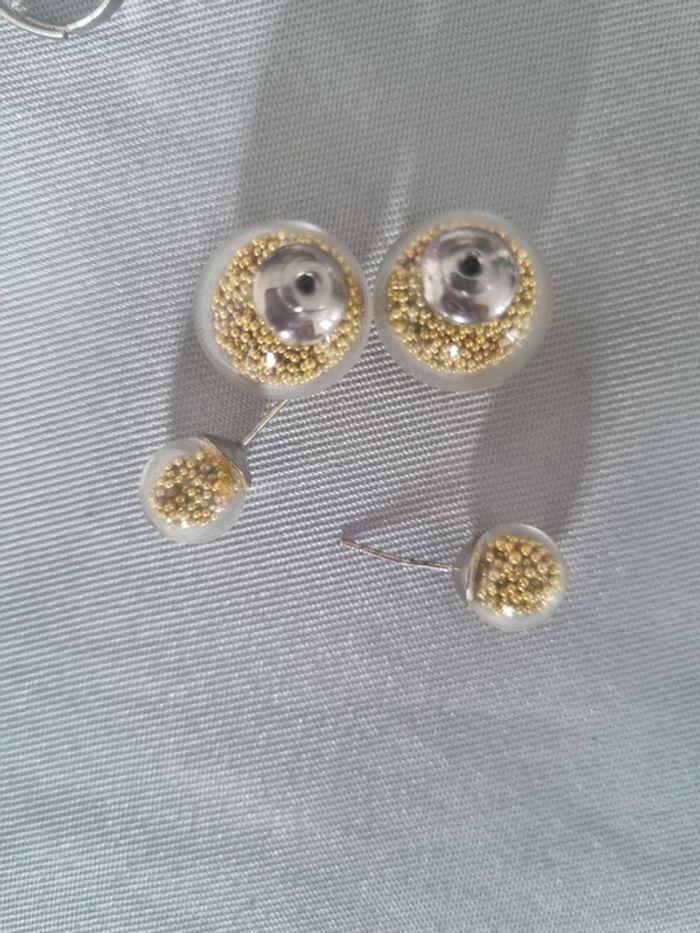 Boucles d'oreilles et bague - photo numéro 5