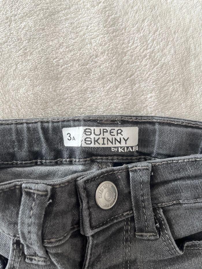 Jeans gris super skinny - photo numéro 3