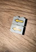 Lot de 2 Pièces Lego 3004p01 - Light gray