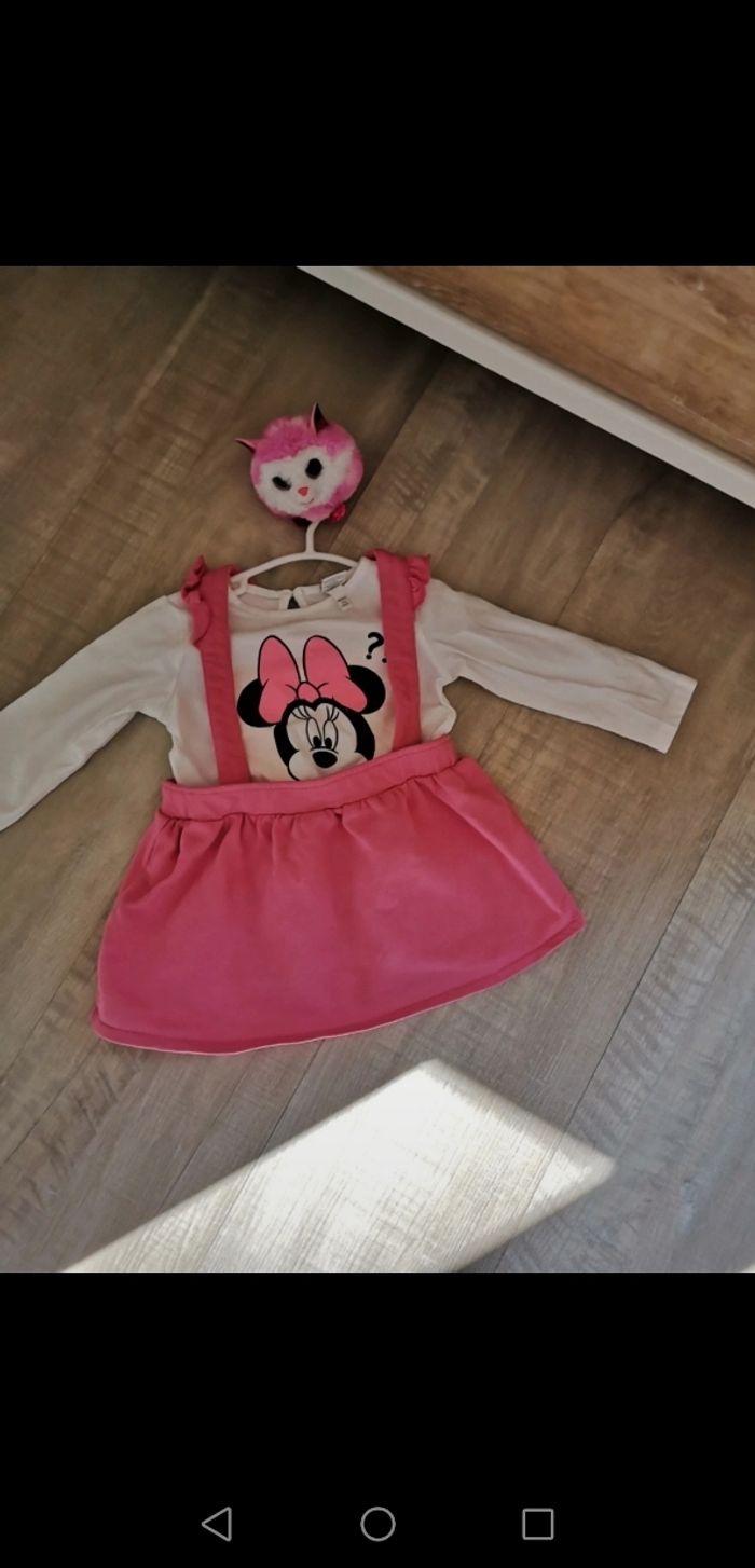 Robe Disney baby + 2 t-shirt manches longues - photo numéro 1