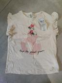 T-shirt fille 8 ans Minnie Disney Kiabi neuf