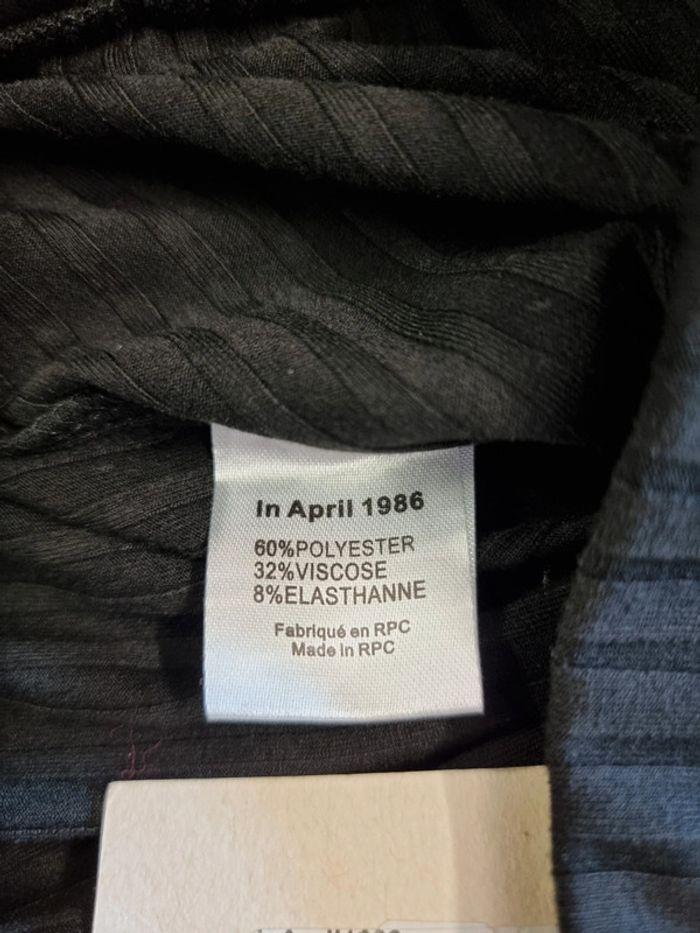 In April 1986 pantalon noir évasé * taille S/M * - photo numéro 5