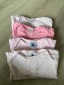 Body bodies manche longue 6 mois petit bateau rose