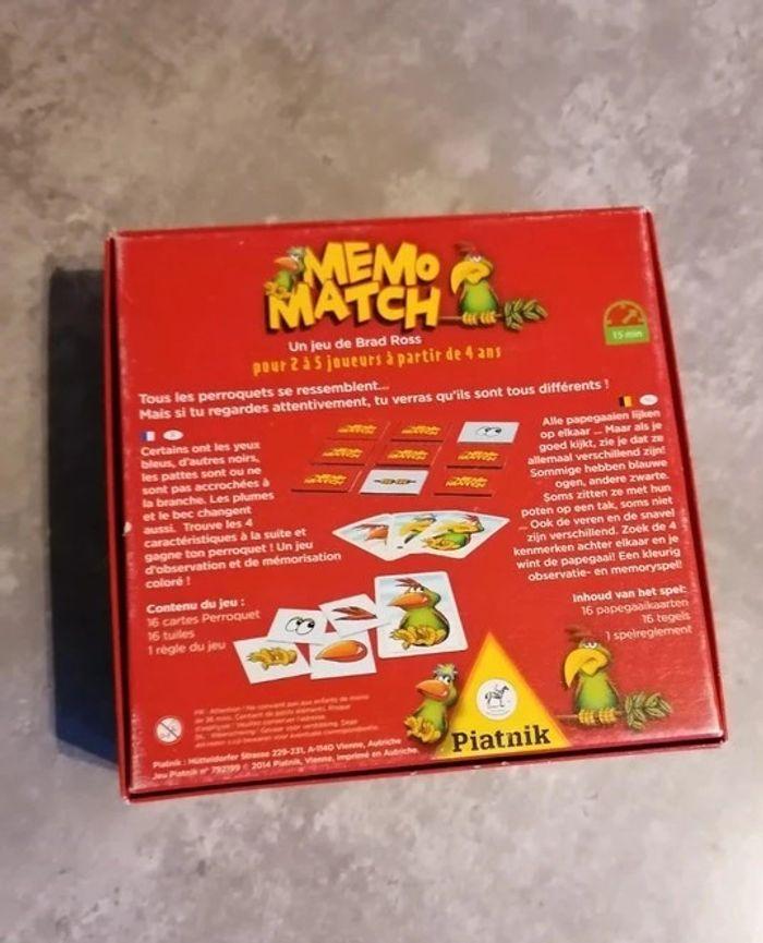 Mémo match  complet - photo numéro 3