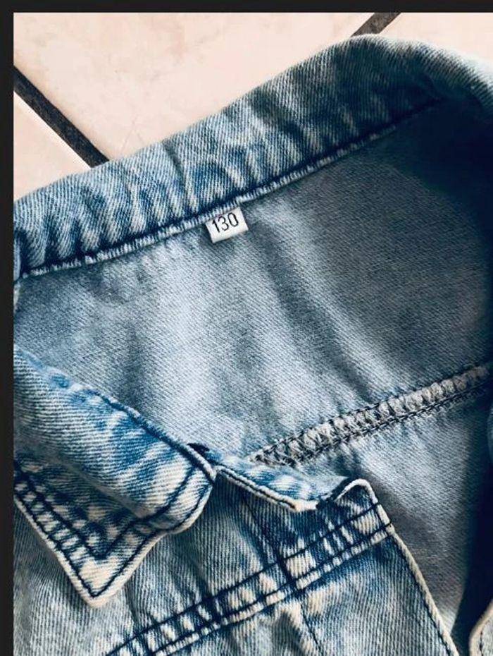 Veste en jean fille 🔷 - photo numéro 5