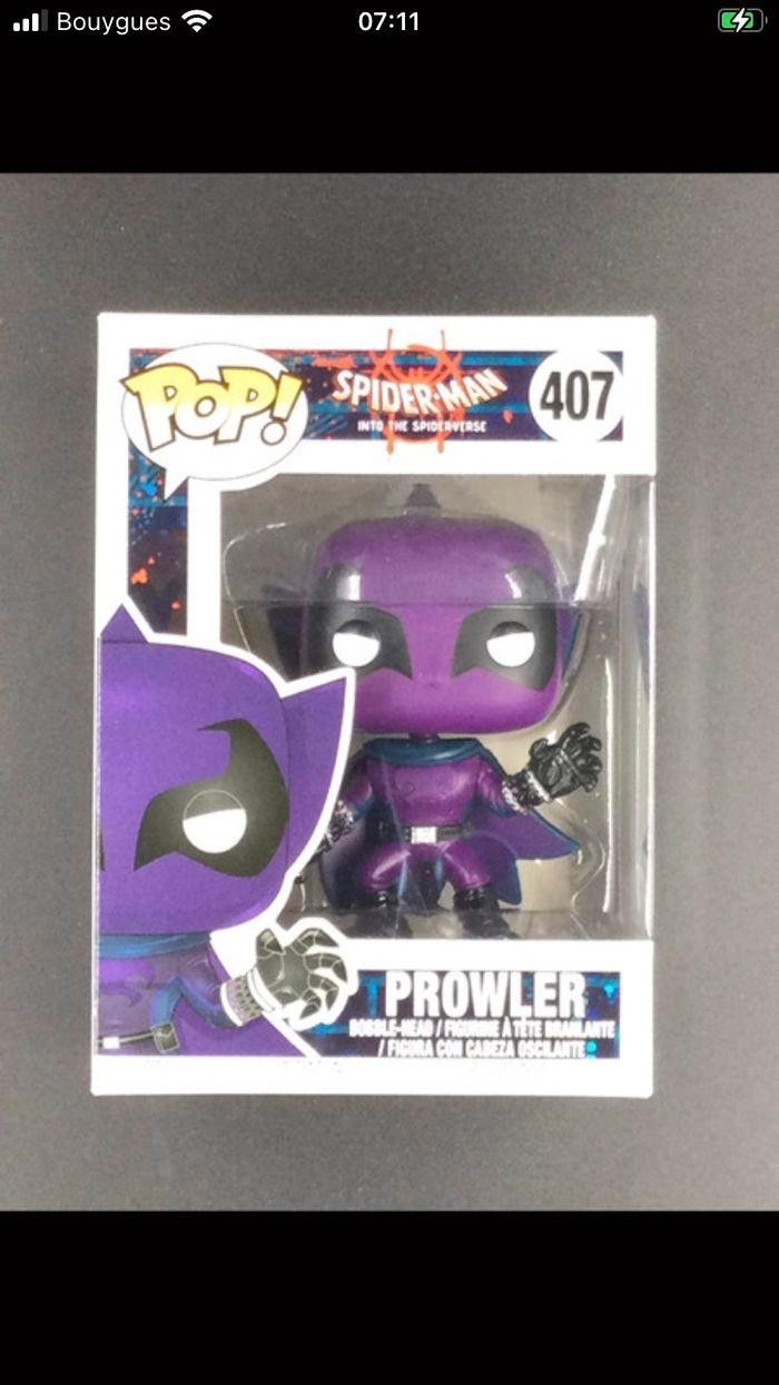 Figurine Funko Pop Spiderman Prowler N•407 - photo numéro 1