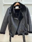 Blouson noir Zara