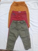 Lot de 3 pantalons taille 18 mois